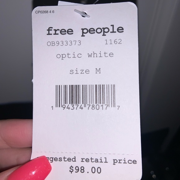 White Jean Jacket Free People - Picture 6 of 7